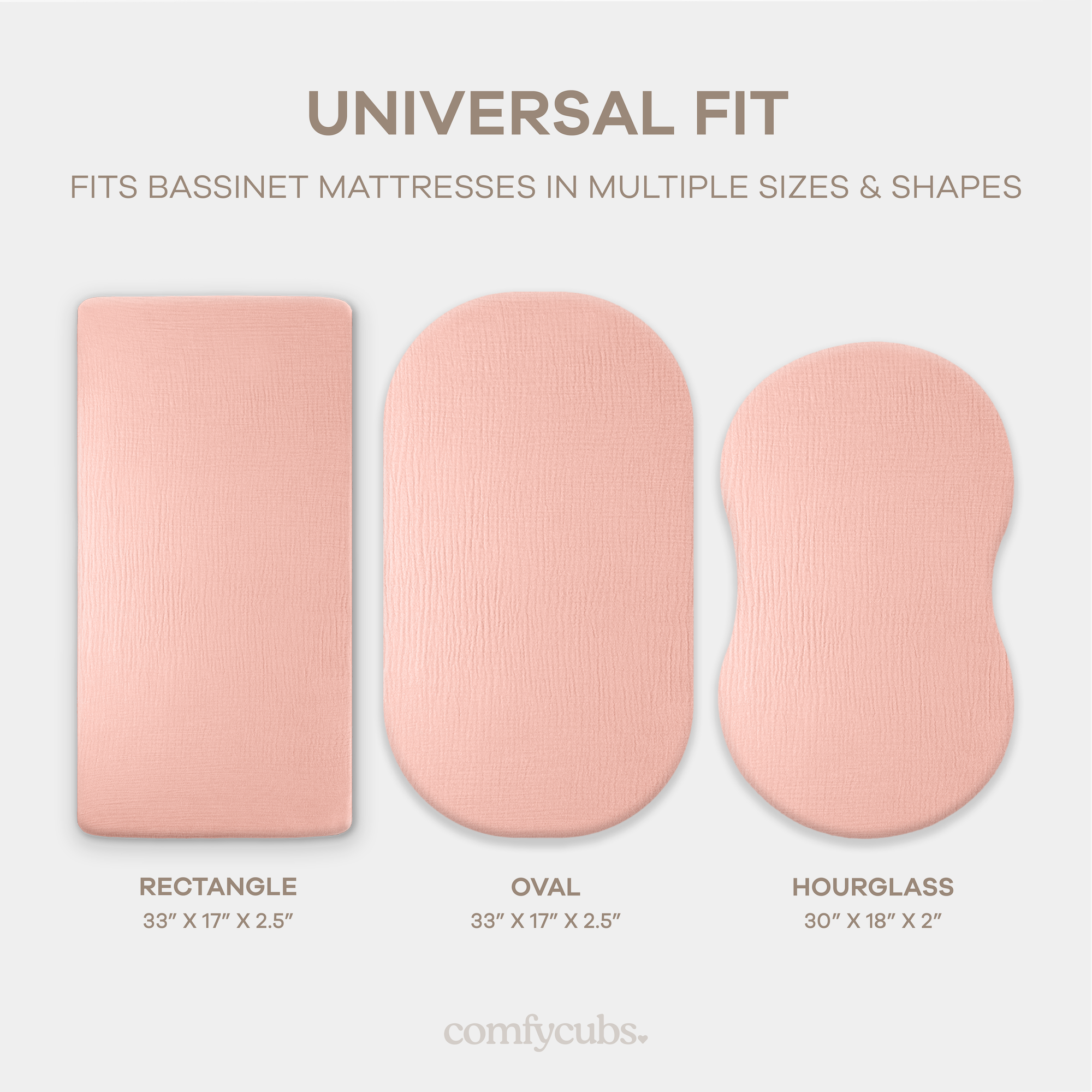 Comfy Cubs - Wholesale Cot/Crib Sheets - Muslin Bassinet Sheet, 100% Soft Cotton Fabric by Comfy Cubs8