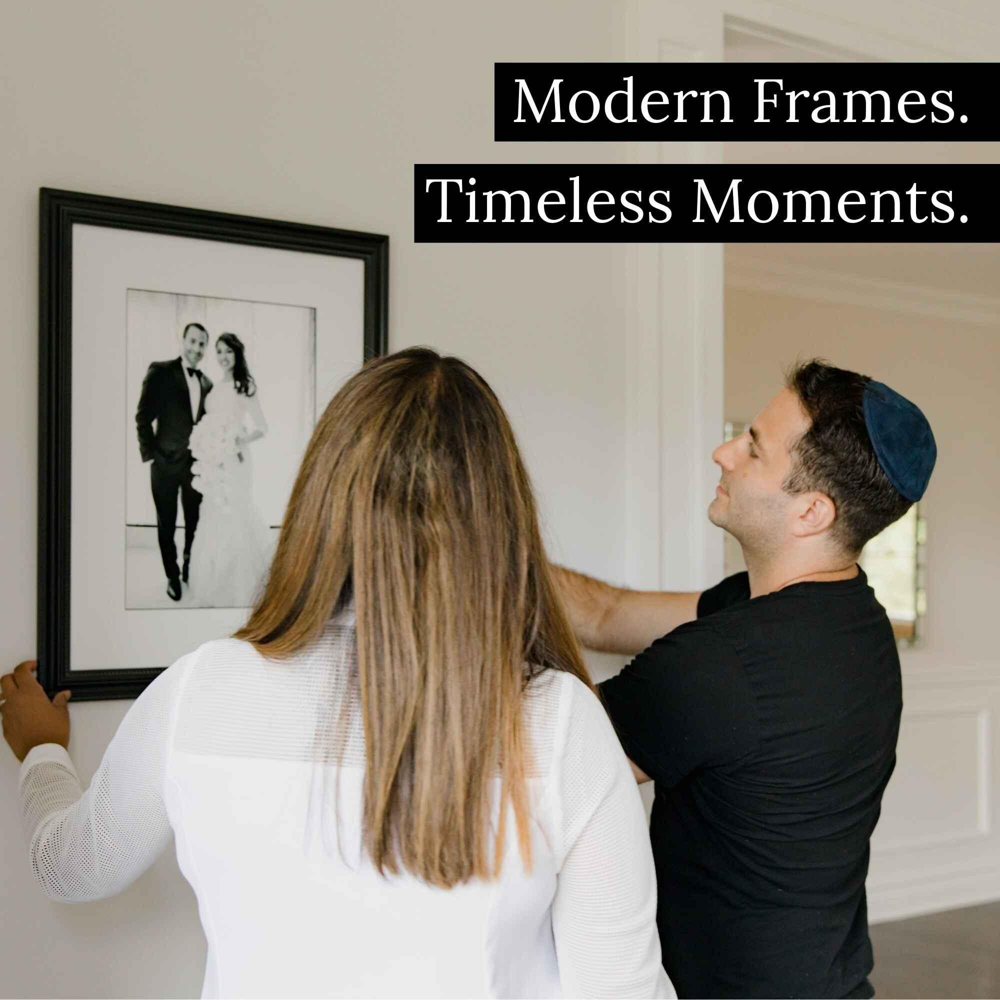 Modern Memory Design Picture Frames – Moldura por atacado – Moldura Moderna Preta 12x36 | Moldura para Poster e Arte de Parede Galeria7