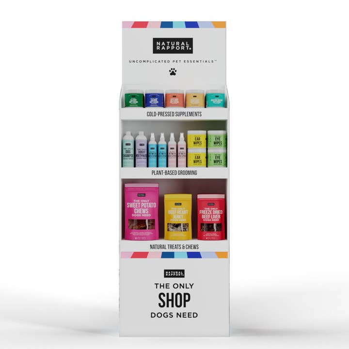 Natural Rapport - Wholesale Pet Supplement - Dog - Floor Retail Display1