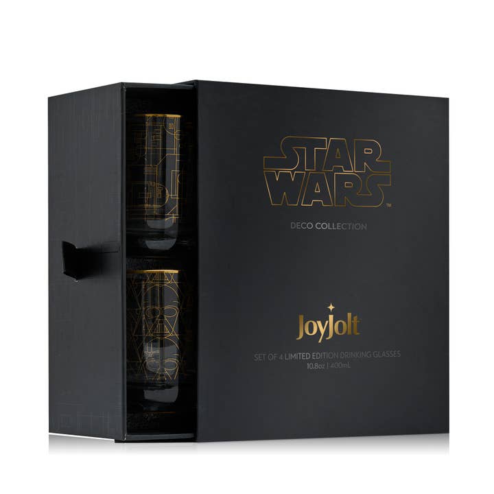 JoyJolt - Wholesale Drinking Glass/Cup - Star Wars™ Deco Drinking Glasses, Set of 4- LIMITED EDITION15