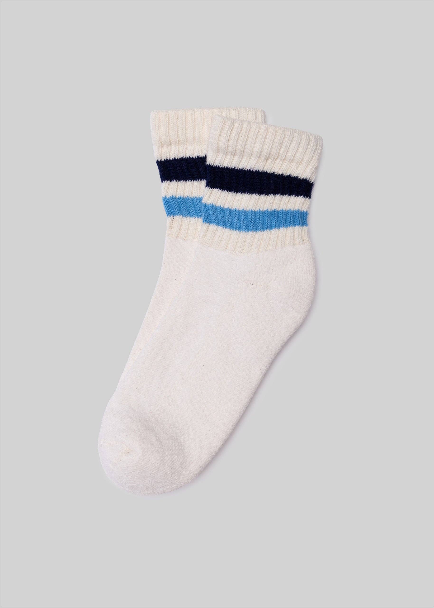 American Trench - Wholesale Socks - Unisex - The Retro Stripe Quarter Crew2