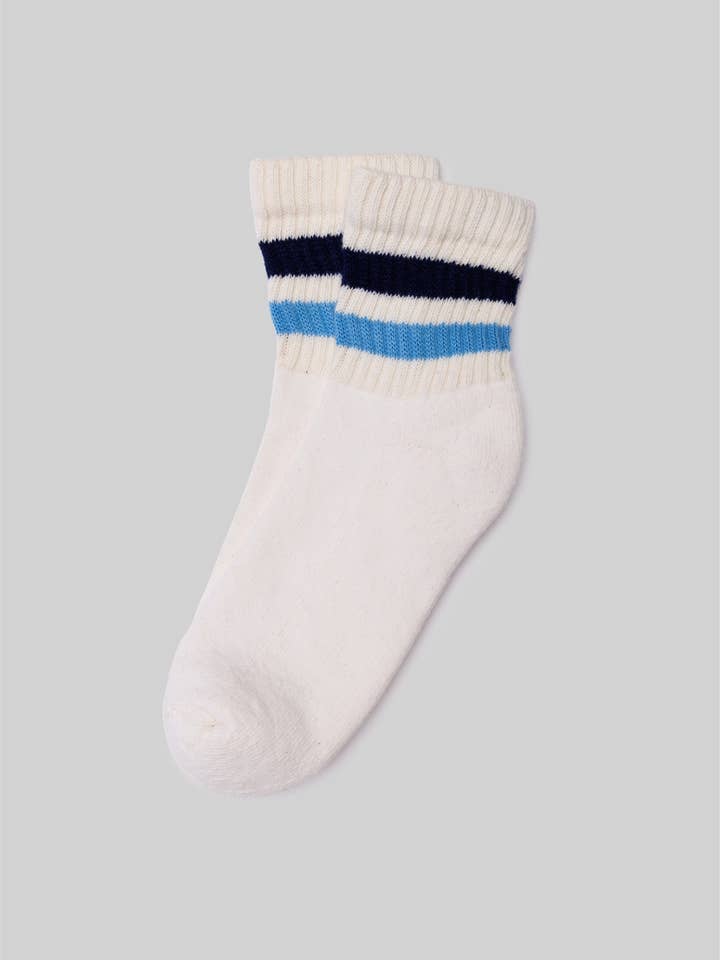 American Trench - Wholesale Socks - Unisex - The Retro Stripe Quarter Crew2
