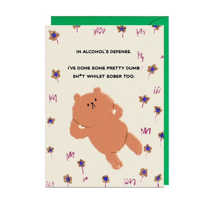 Jolly Awesome - Wholesale Everyday Greeting Card - SOBER Card