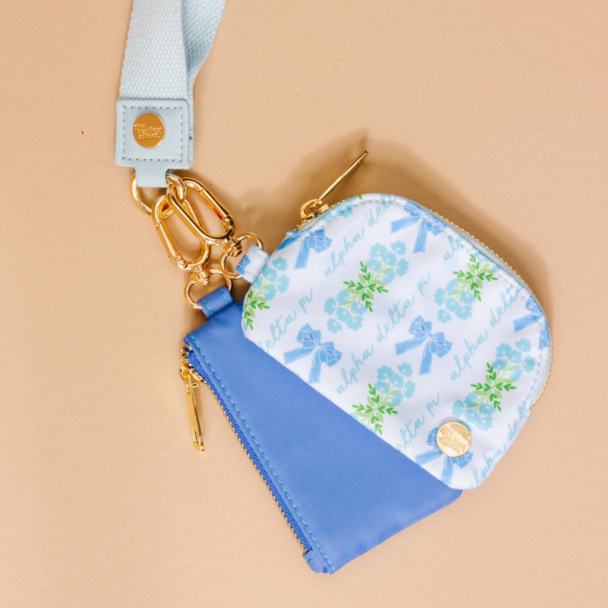 The Darling Effect - Wholesale Keychain - Women's - Sorority Dynamic Duo Pouch Wristlet1