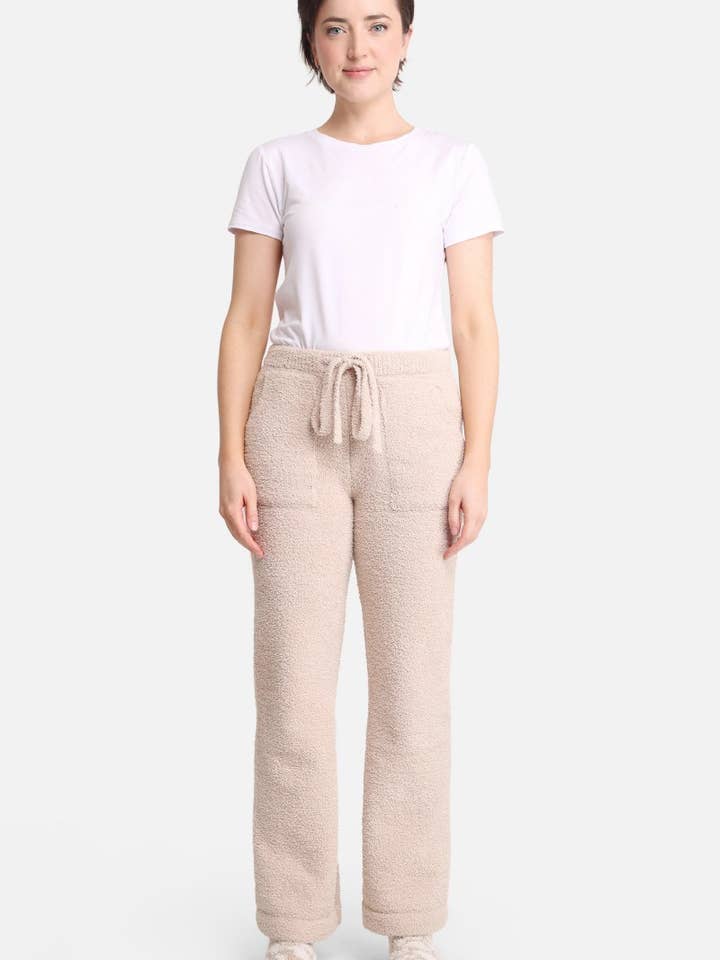 Fashion City - Wholesale Lounge Sweatpants/Joggers - Women's - Winter Solid Color Luxury Soft Lounge Pants4