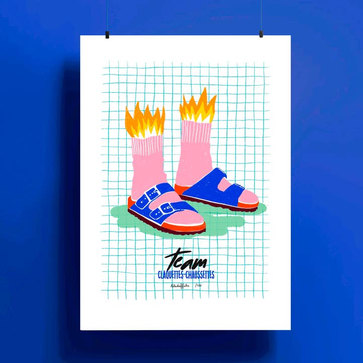 TETE D'AFFICHE - Wholesale Art Print - POSTER TAP SOCK0
