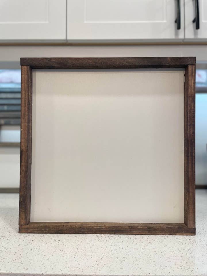 Farmhouse Sign - 16" Brown for wholesale by Blank Supply