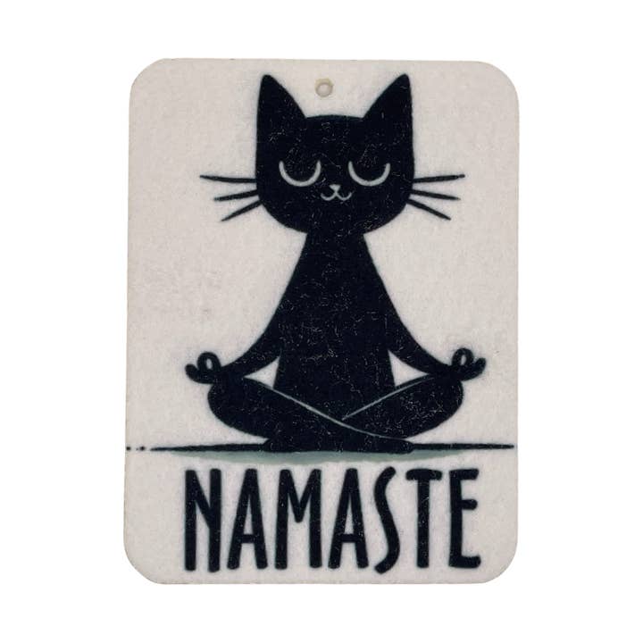 Sort kat "Namaste" bilfrisker | Dit valg af duft for engroshandel hos Dirt Poor Designs