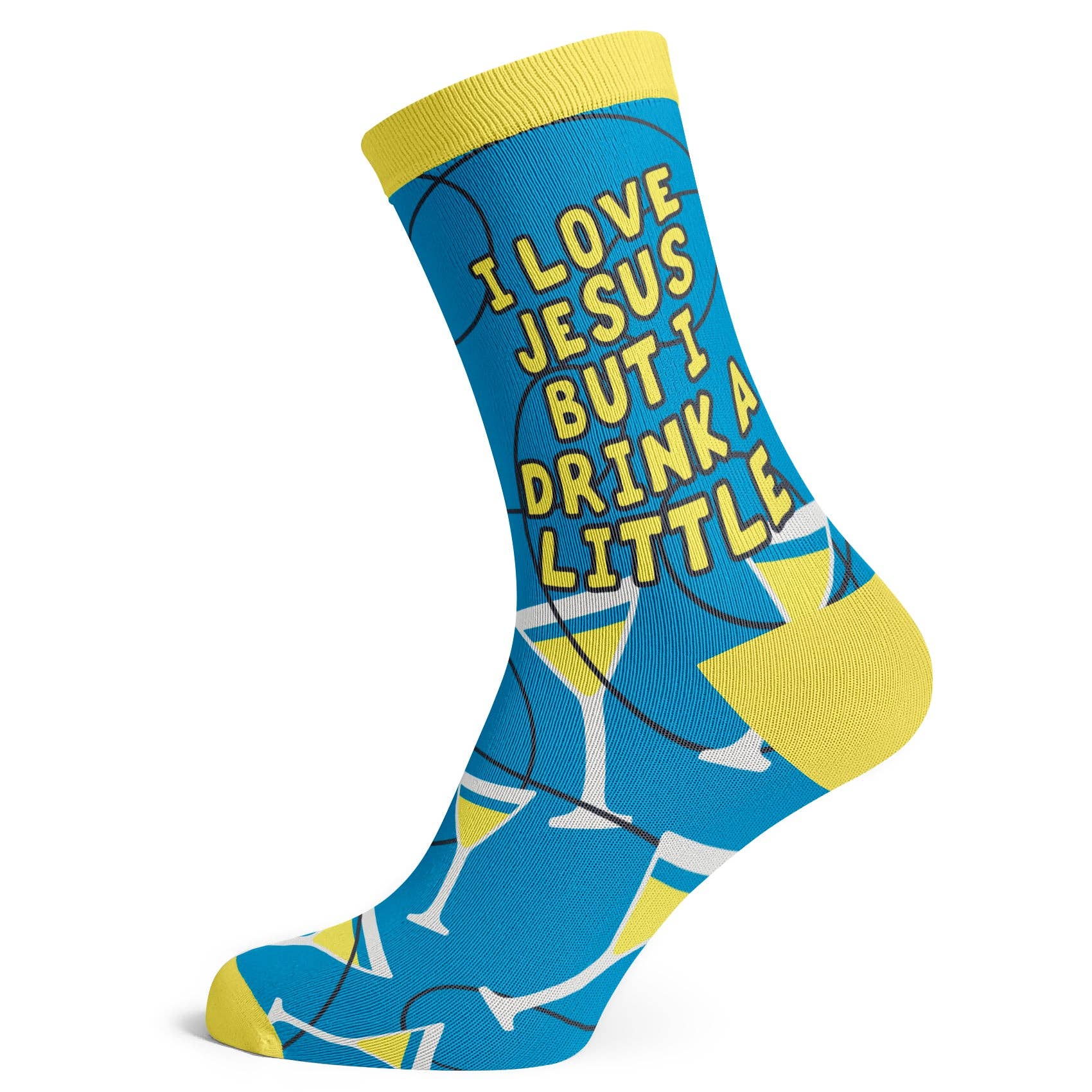 Socks To Be You - Wholesale Socks - Unisex - I Love Jesus But I Drink A Little Socks0