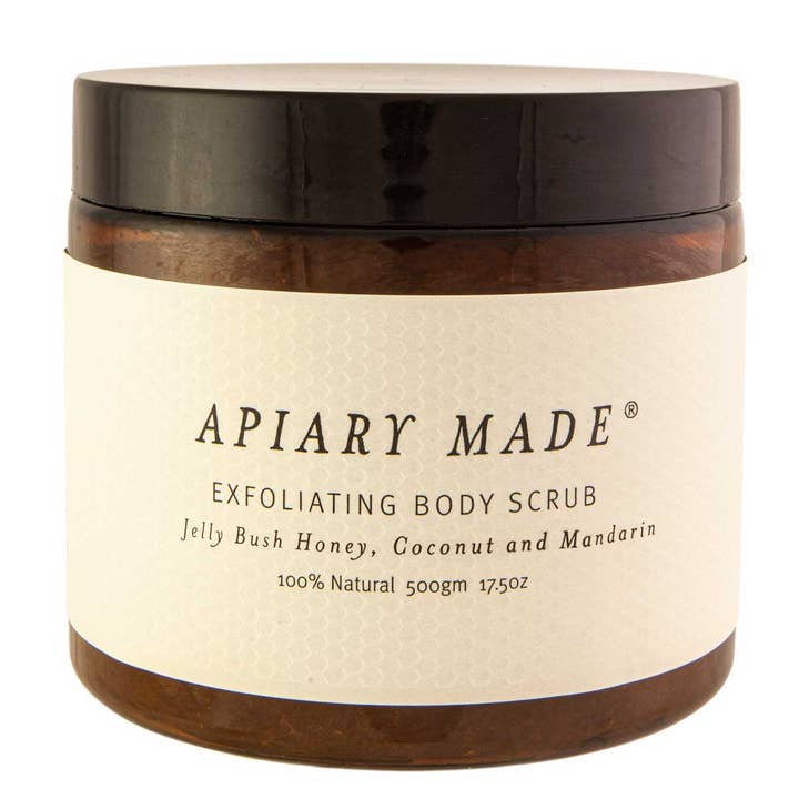Apiary Made - Wholesale Body scrub/exfoliant - Honey, Coconut and Mandarin Exfoliating Body Scrub