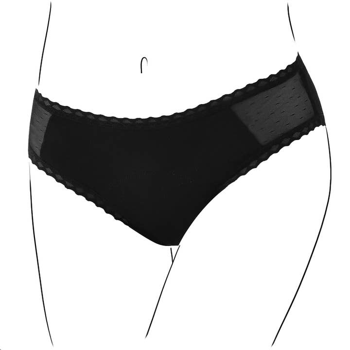 Bamboozy x Cosmeau - Wholesale Period Underwear - Women's - Bamboozy Menstrual Underwear Style 2 Bamboo Lily