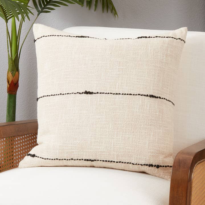 Cojín tejido a rayas elegantes para venta al por mayor de Saro Lifestyle