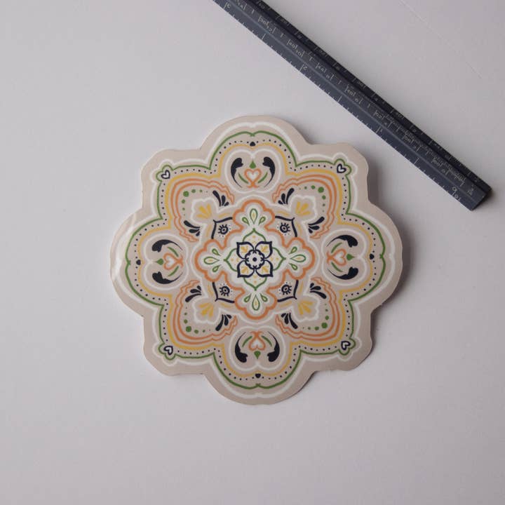 Autocollant pour carrelage vibrant pour la vente par Mulberry Moons