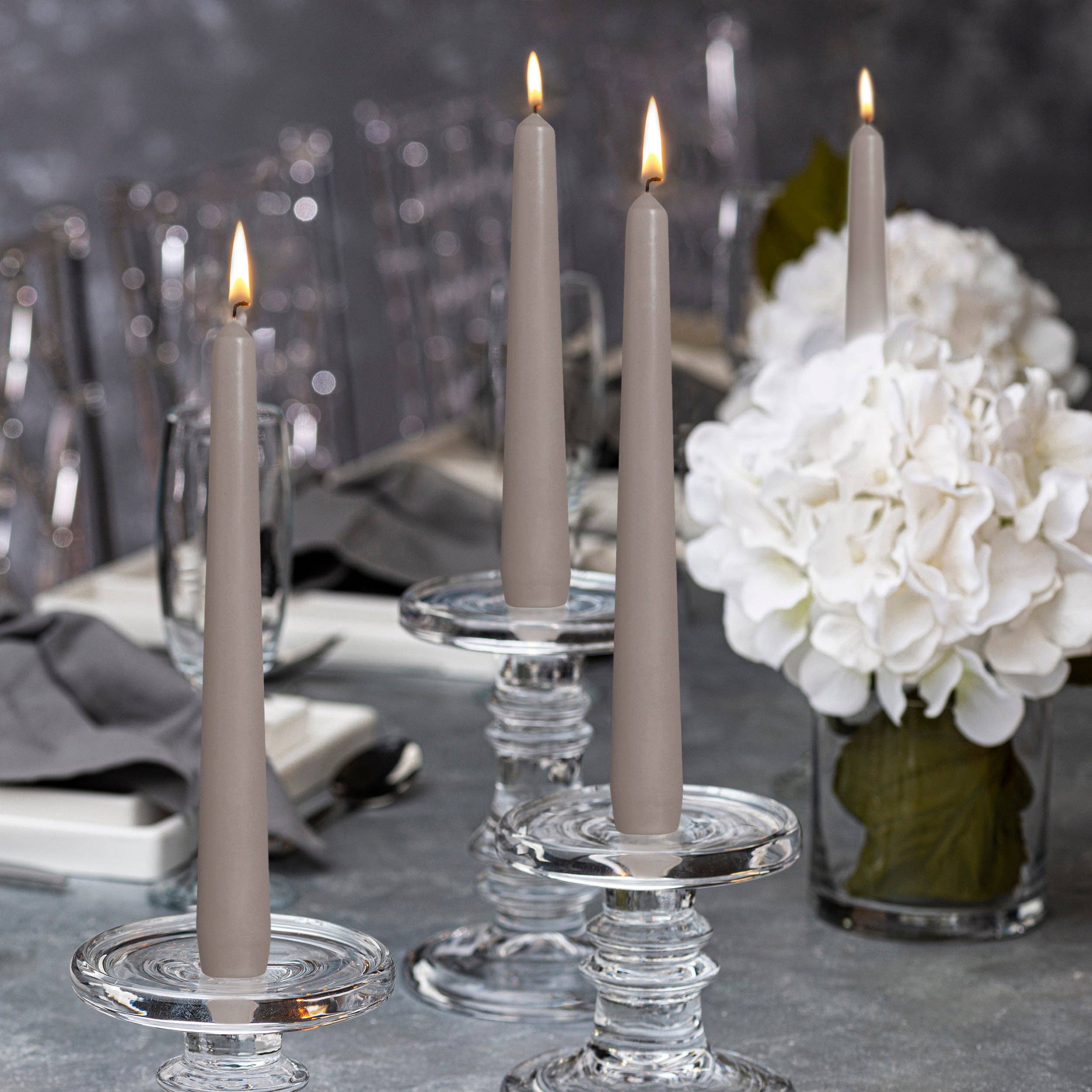 BOLSIUS – Engroshandel Stearinlys/lysestage – Høje 25 cm kegleformede lys, 10 stk. - Bryllup, dekorative, farvede og duftfri21