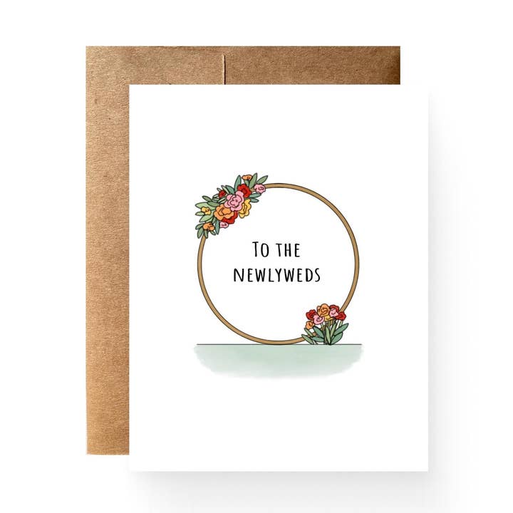 Congrats To The Newly Weds Card for wholesale by Catamount Card Company