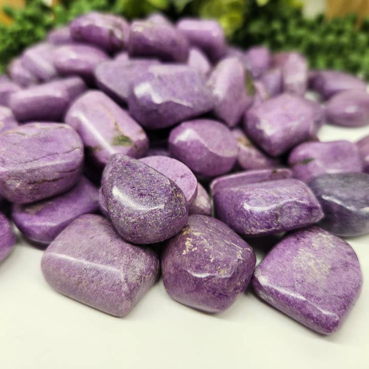Meraki Gemstones - Wholesale Spiritual Stone/Crystal - Stichtite Tumbled Gemstones (22-30MM)4