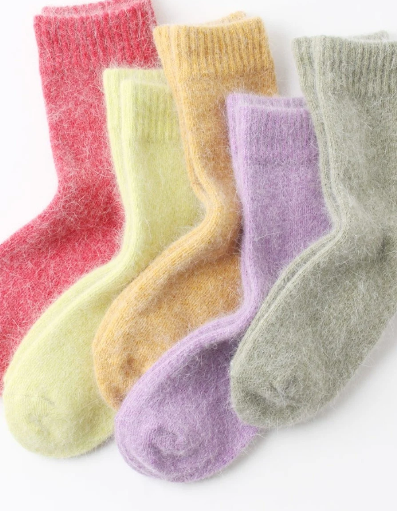 Comfortarians - Wholesale Socks - Women's - Wool Socks For Women Cozy Wool Angora Socks  Winter Warm5