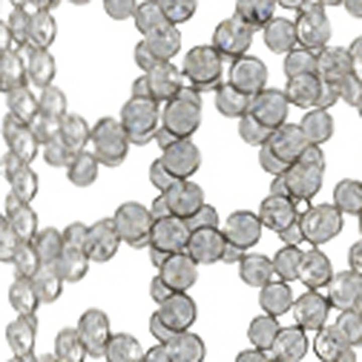 HomeRoots – Großhandel Vasen – Ovale Bodenvase aus Kristallglas, 47 Zoll, silberfarben5