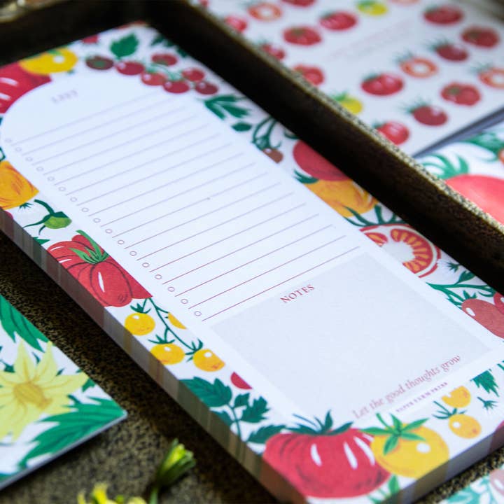 Paper Farm Press - Wholesale Notepad - Tomato Vine Market List Notepad2