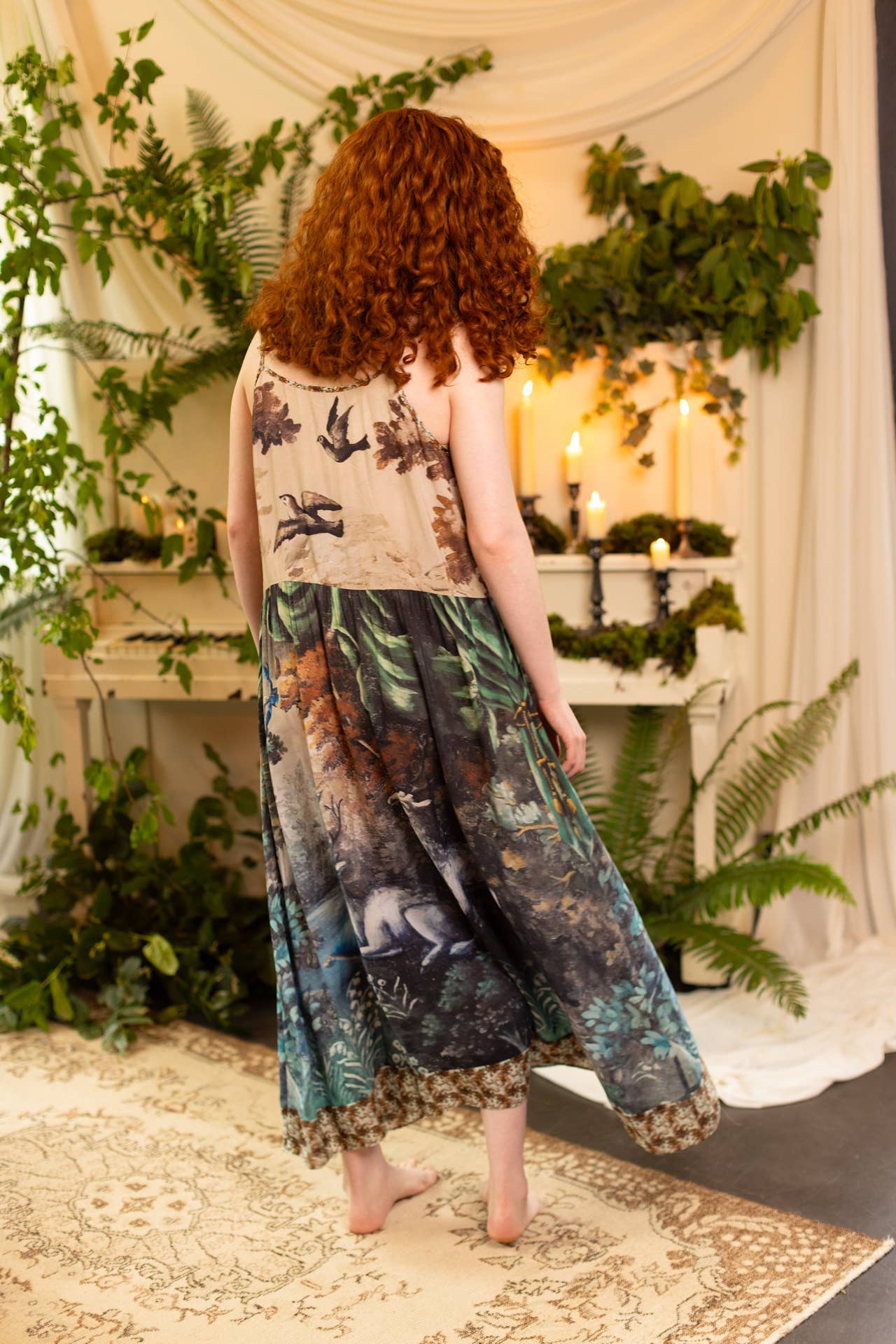 Market of Stars (Worldwide) - Vendita all'ingrosso Vestito - Donna - Teatro dei Sogni Bohéme Abito Lungo Maxi Slip con Cervo3