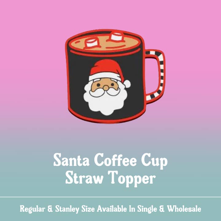 Santa Coffee Cup for wholesale by Small Biz Shipping Co