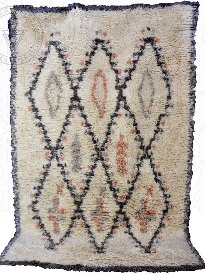 Tappeto marocchino Beni ourain per la vendita all'ingrosso da parte di Berbers Market