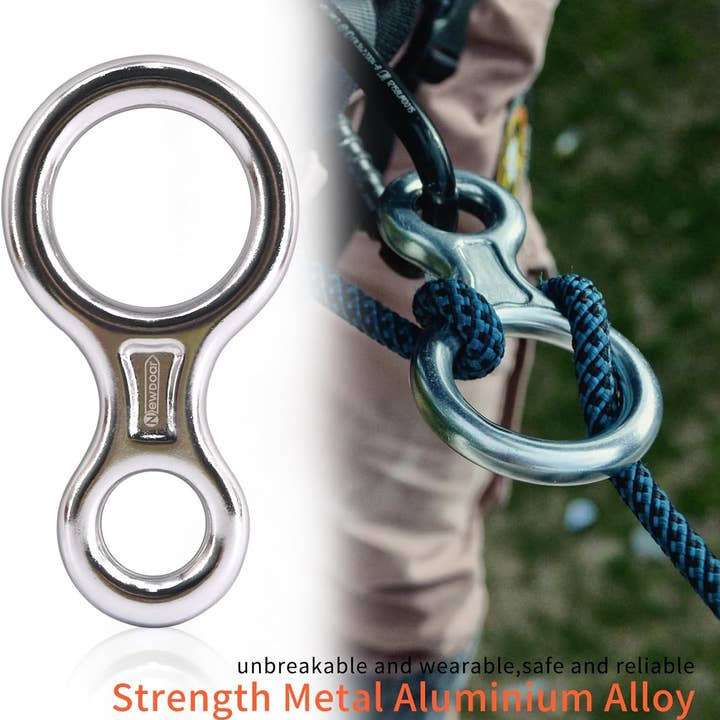 VIGOR - Wholesale Sports & outdoor - High quality eight-shaped ring descender Carabiner(10 Pack)3