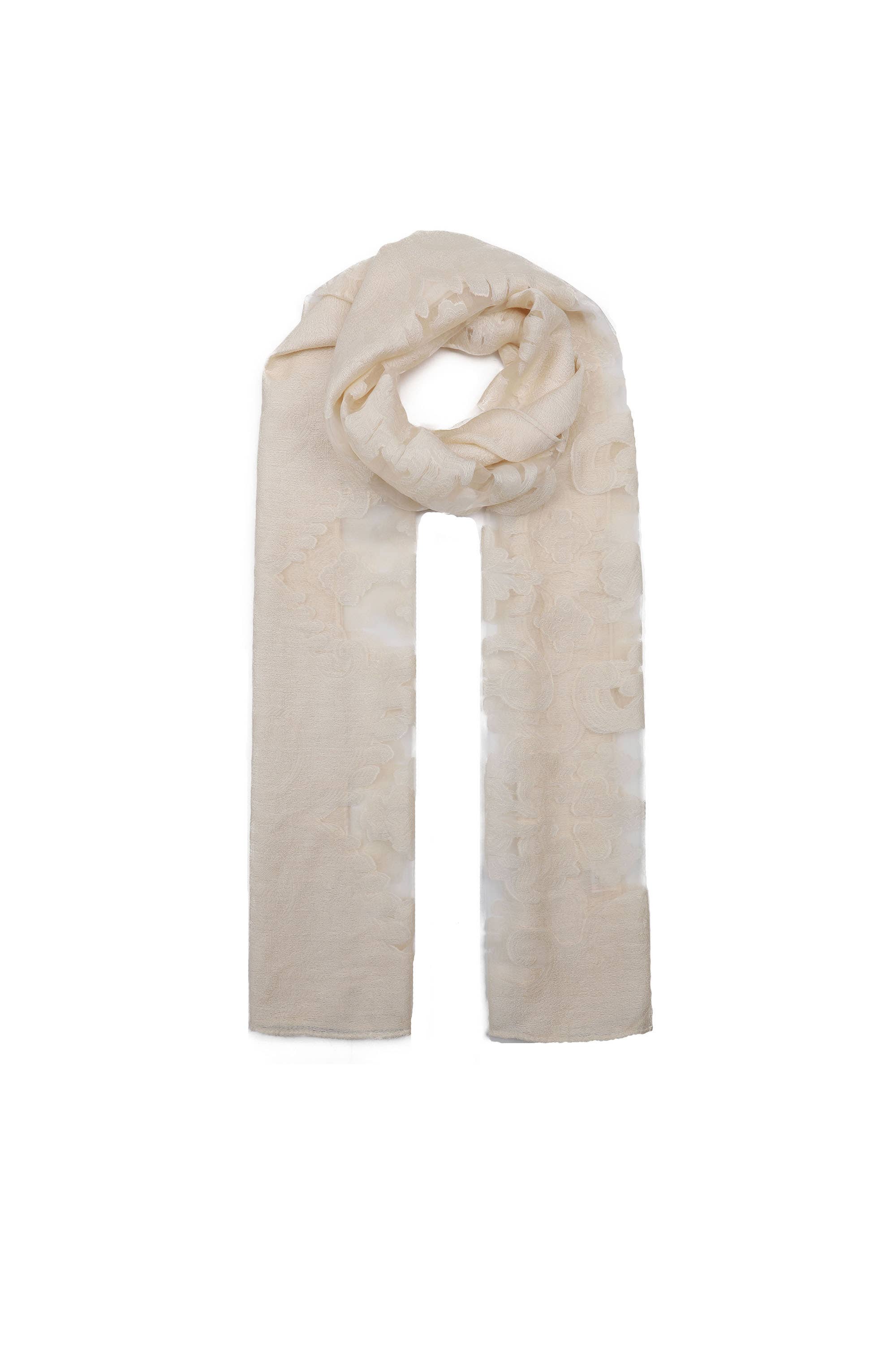 PHANIE MODE - Wholesale Head Scarf - Women's - Lace Scarf for Ceremony 106618