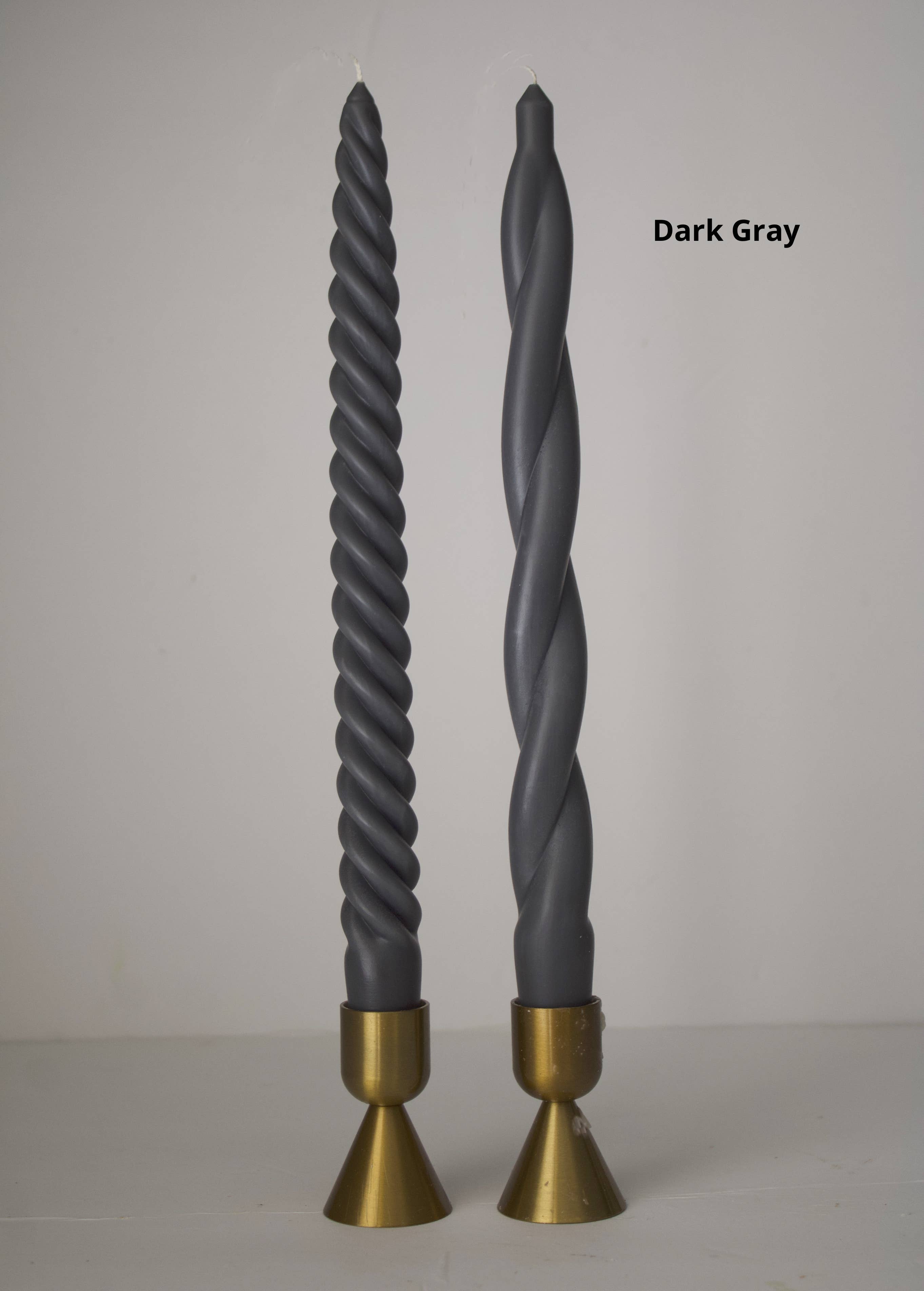 MarneyAsh - Wholesale Tapered Candle/Candlestick - Spiral Taper Candlesticks, Modern Soy Beeswax Taper Candles8