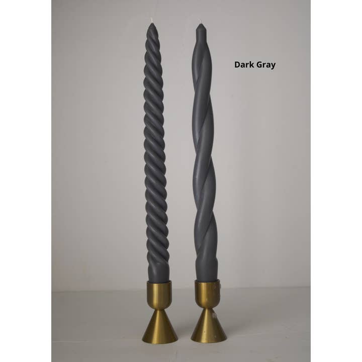 MarneyAsh - Wholesale Tapered candle/candlestick - Spiral Taper Candlesticks, Modern Soy Beeswax Taper Candles8