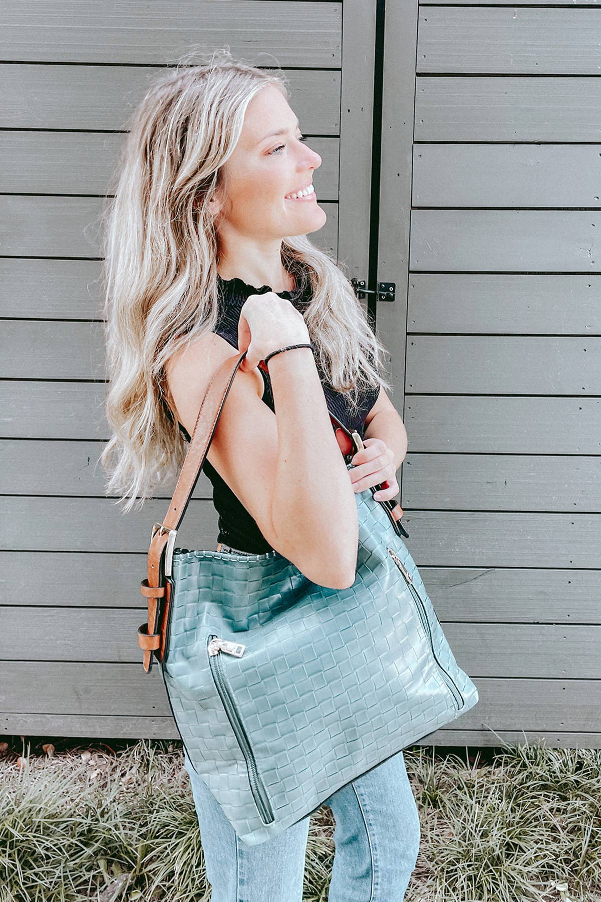 coccinelle keyla suede hobo bolsa