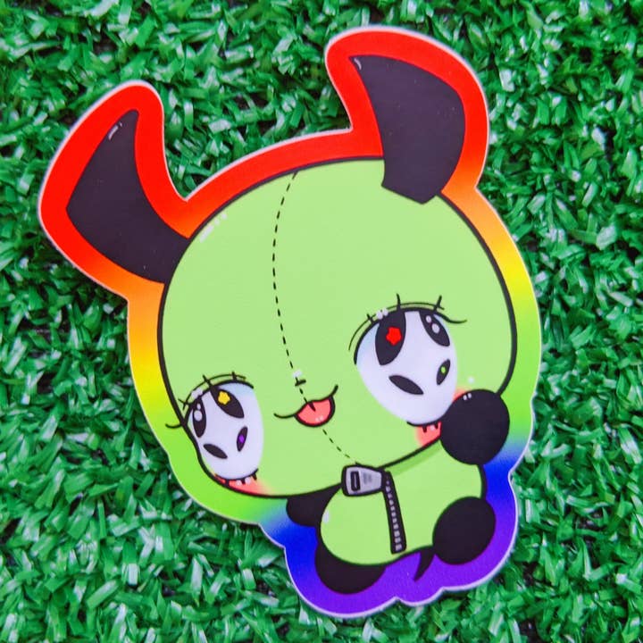 Rainbow Gir waterdichte sticker voor wholesale door Medium Mushroom