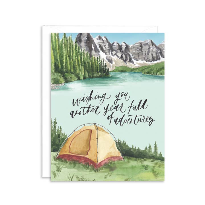 Outdoor Adventures Birthday Greeting Card for wholesale by Paper Betty