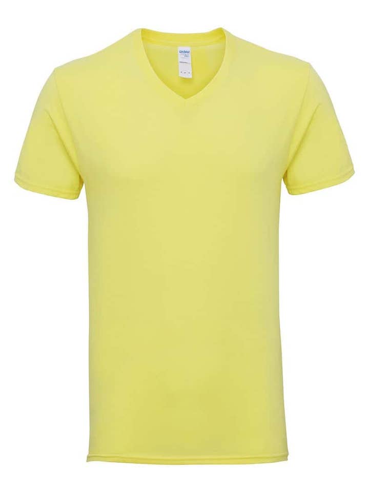 TheWorkwear - Venta al por mayor Camiseta - Hombre - Camiseta Premium Cotton® con cuello en V para adultos - Gildan