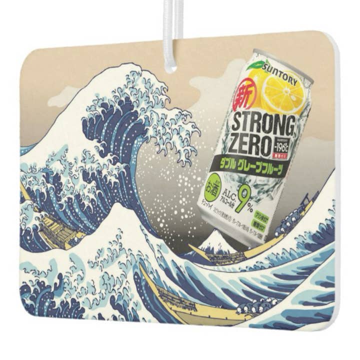 CultPOP - Wholesale Car Freshener - Unisex - Japan waves Strong Zero Car Freshener - Citrus Scent1