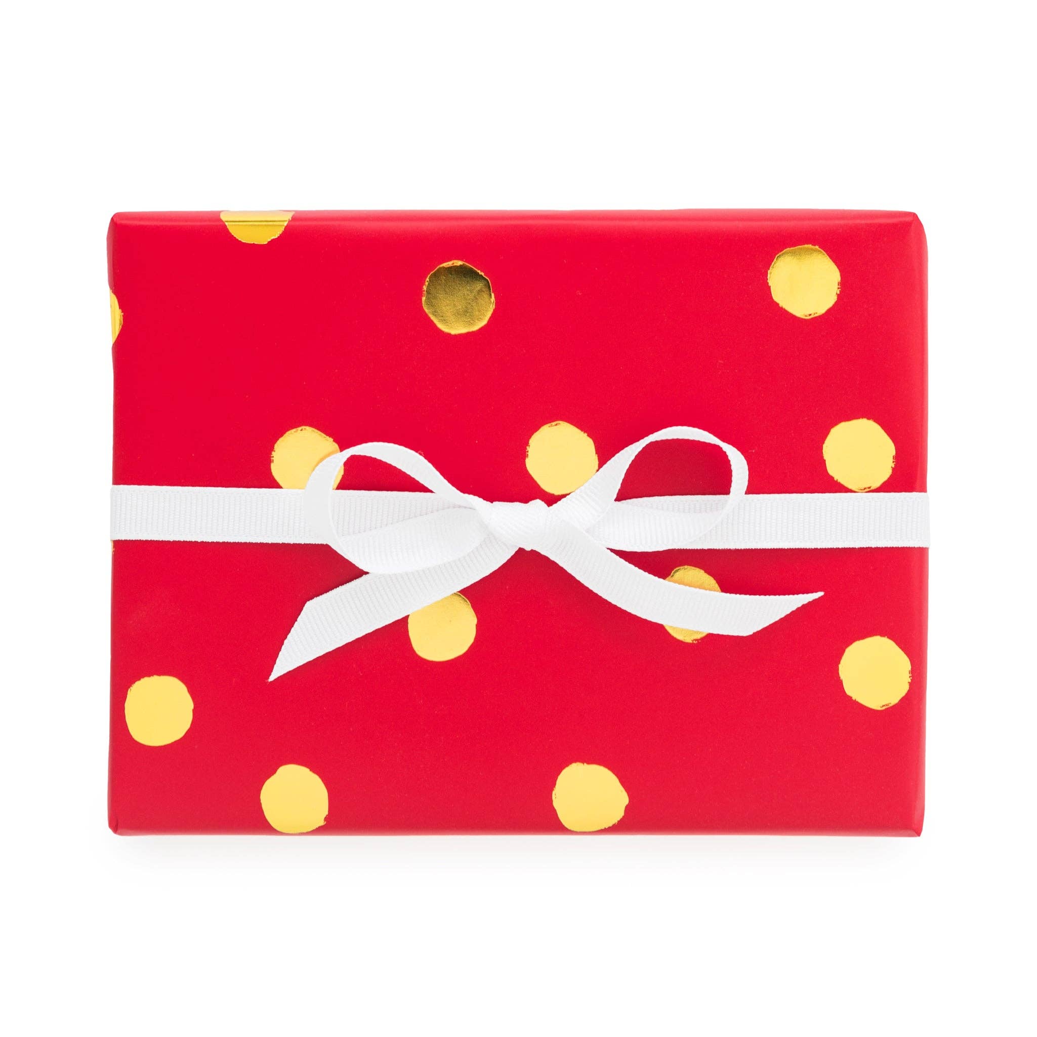 Sugar Paper – wholesale Wrapping paper roll – Red Polka Dot, Gift Wrap Roll0