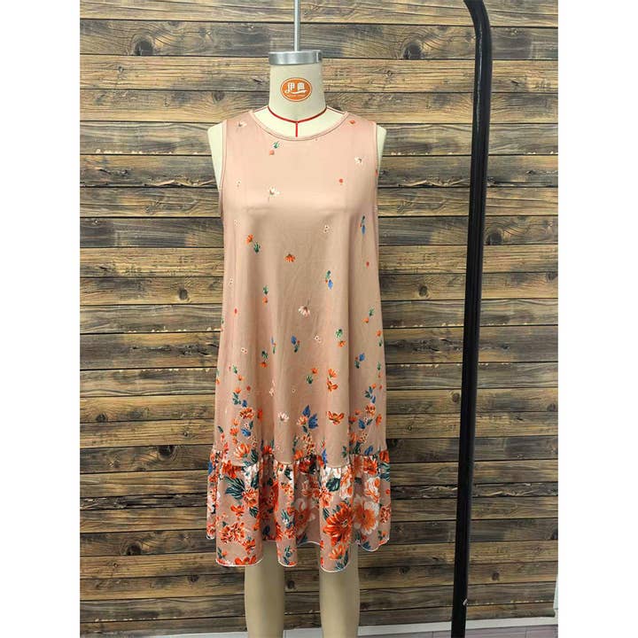 Multi Abito Floreale Estivo Elegante Snellente ZK2958 in vendita all'ingrosso su Faire5