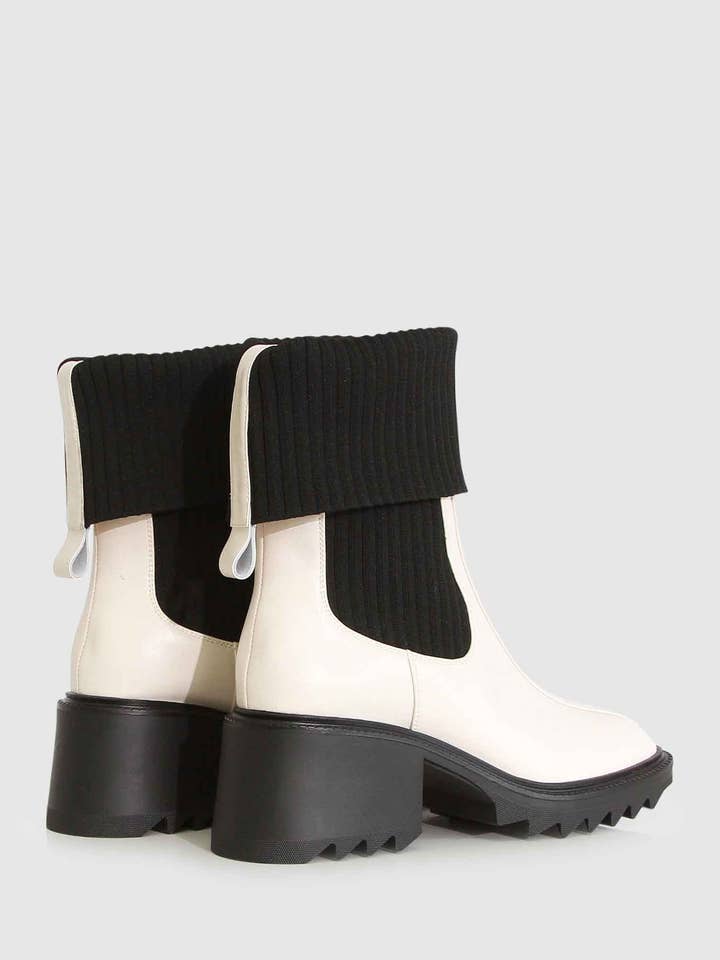 belle & bloom - Wholesale Chelsea Boots - Women's - Perfect Illusion Knit Boot1