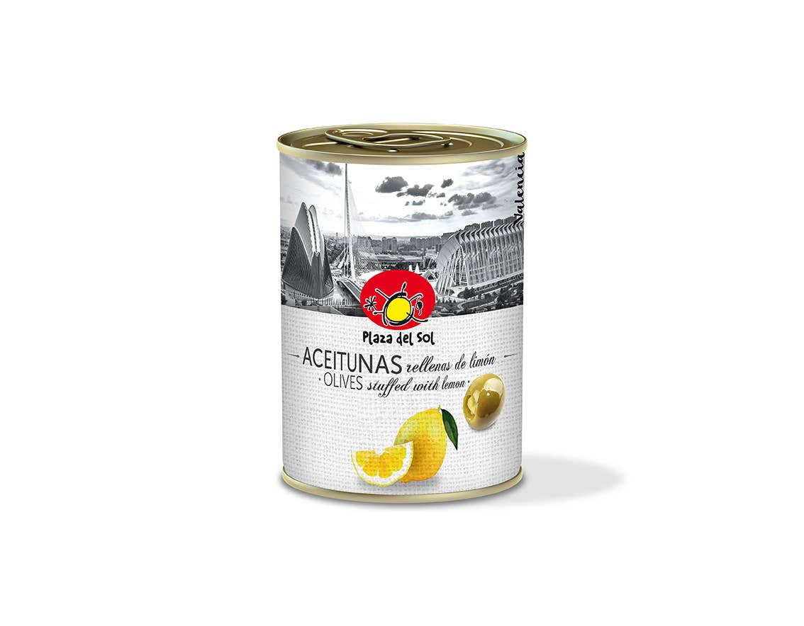 Plaza del sol - Wholesale Olives - Green Olives Stuffed with Lemon paste 280g