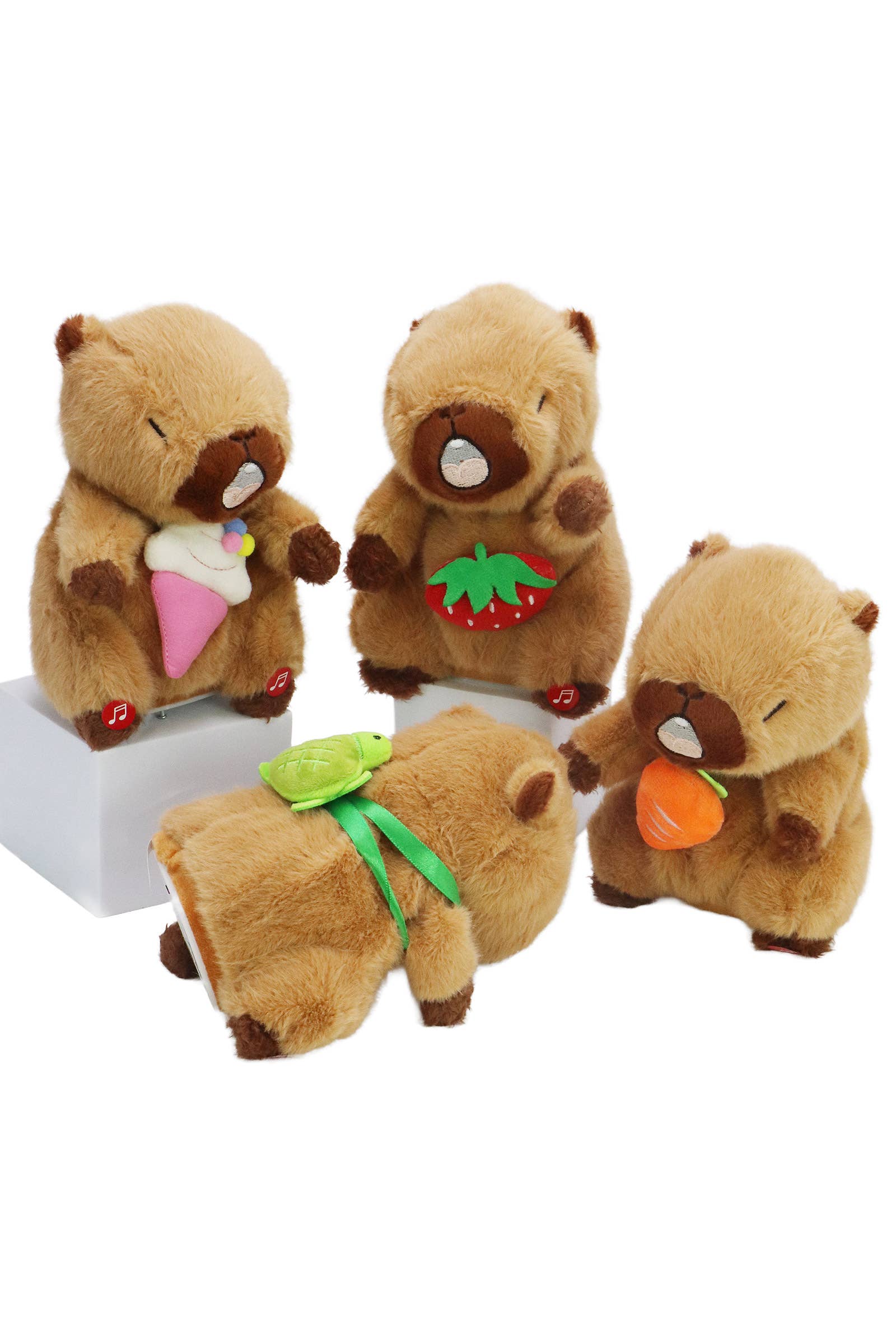 Assorted Capybara Sound Mimicking Dancing Toy for wholesale on Faire1