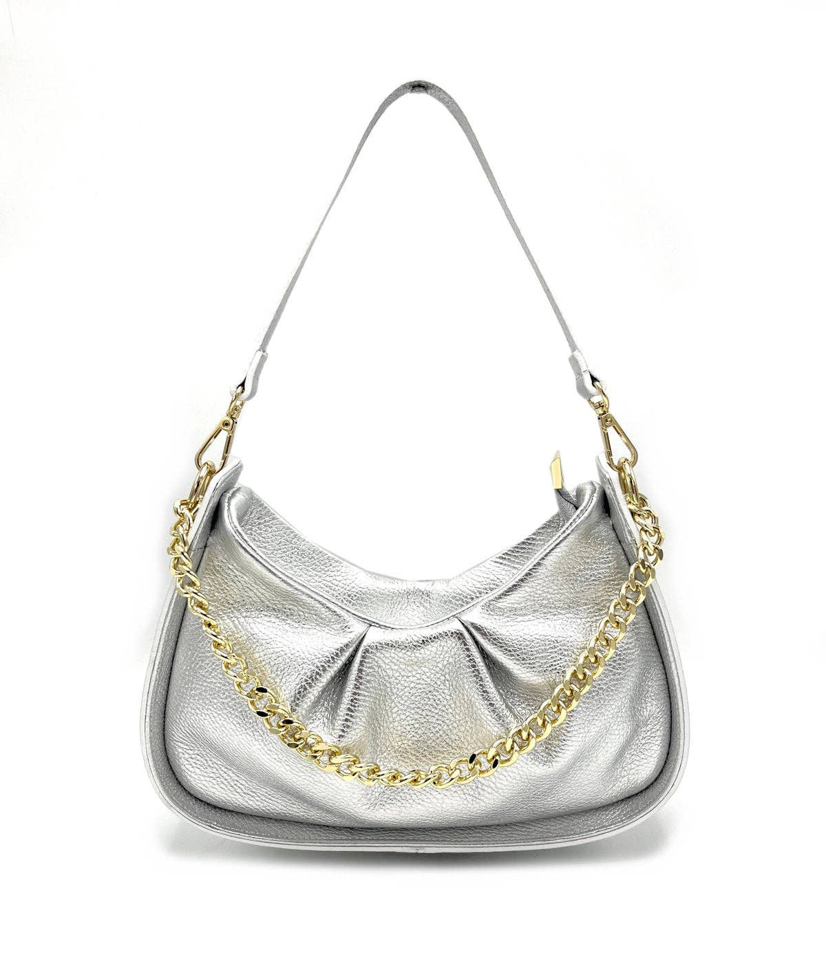 Suie Valentini srl – wholesale Axelremsväska – Dam – Kedjeväska i äkta läder, tillverkad i Italien, art. 1124402