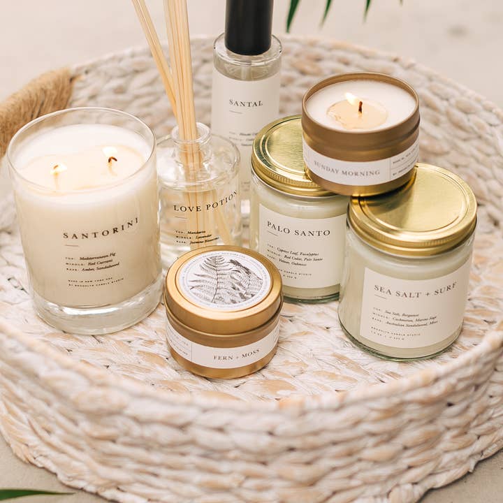 Brooklyn Candle Studio - Wholesale Jar/Filled Candle - Toasted Pumpkin Gold Travel Candle