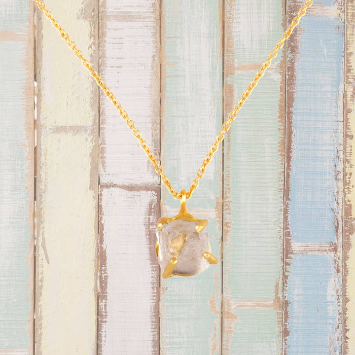 Collar de cuarzo transparente Healing Raw para venta al por mayor de BellaMira Home