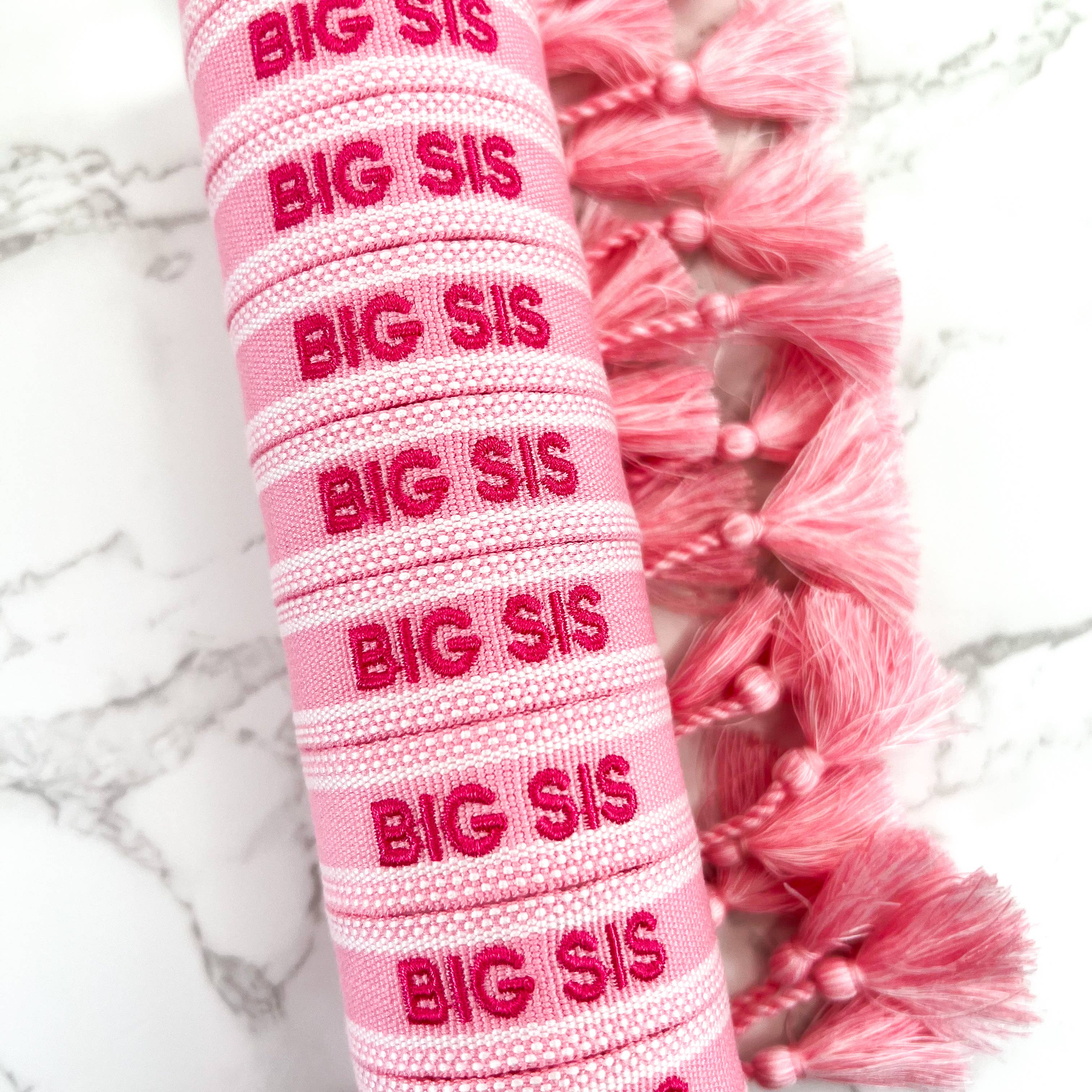 Savvy Bling – wholesale Vävt/flätat armband – Big Sis broderat vävt armband0