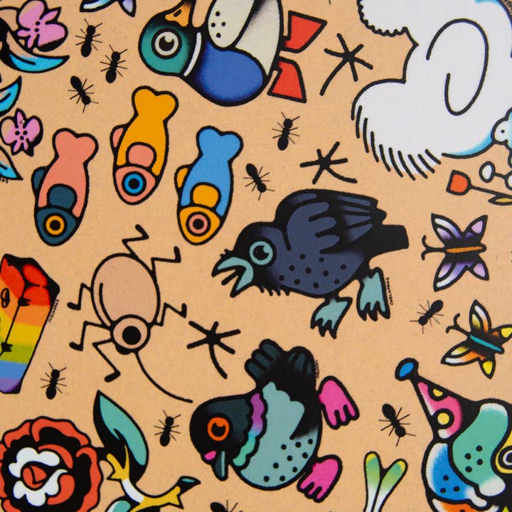 Curlworks - Wholesale Sticker - Menagerie Hardcover Sticker Collecting Book7