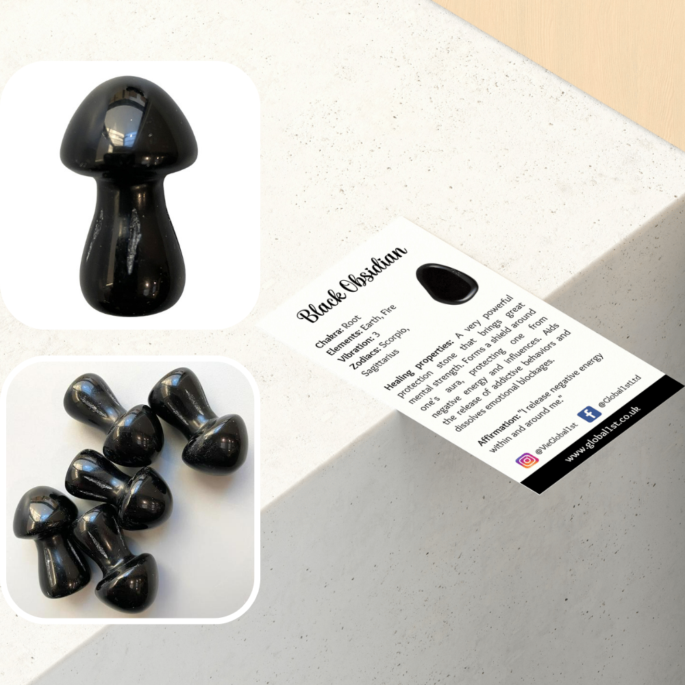 VIE - Wholesale Spiritual Stone/Crystal - Crystal Mushroom, 3.5cm2