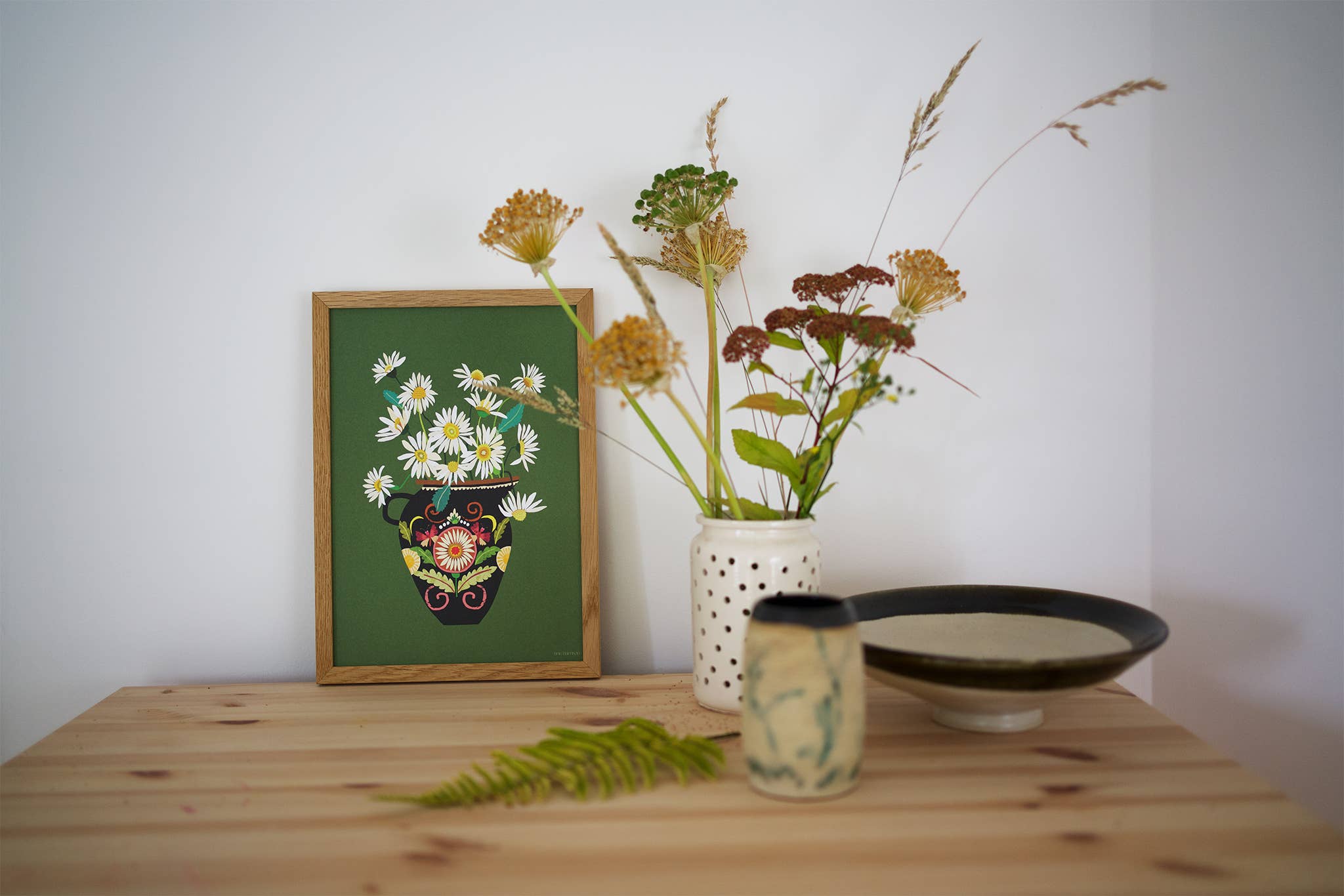 Brie Harrison Ltd - Wholesale Art Print - Daisies Print A4 1