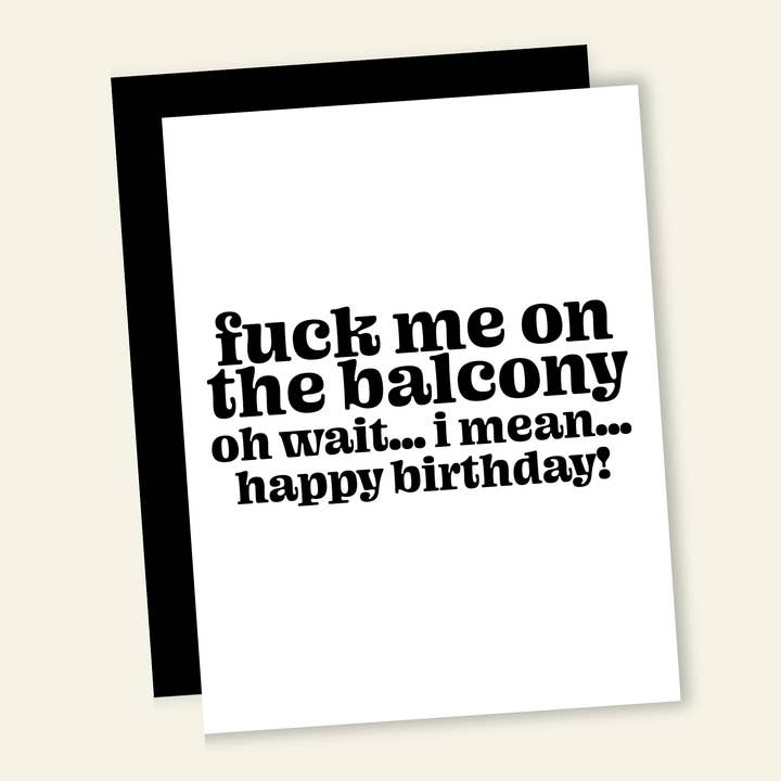 Fottimi | Cartolina di auguri divertente e sporca per adulti per la vendita all'ingrosso da parte di That’s So Andrew - Snarky Gifts & Cards