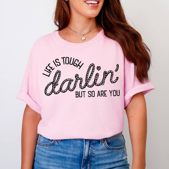 Livet er hårdt, skat, men det er du også DTF varmeoverførsel for engroshandel hos Trendy Transfers