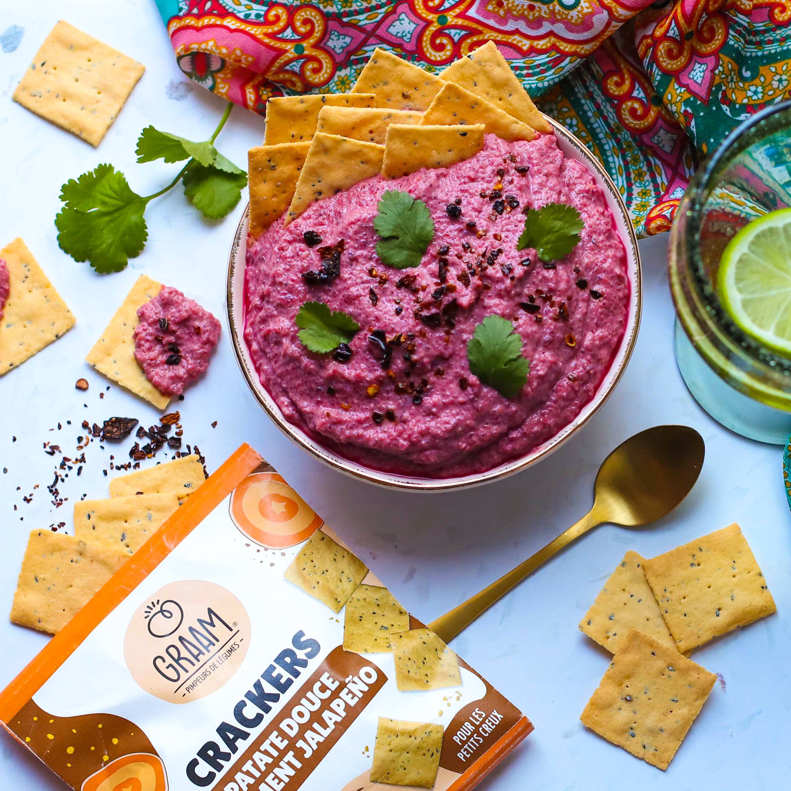 GRAAM - Wholesale Crackers - GRAAM SWEET POTATO & JALAPEÑO PEPPER CRACKERS 30g3